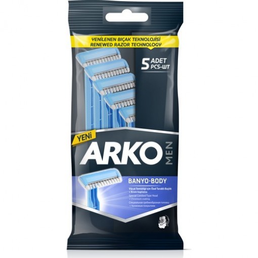 Arko Tıraş Bıçağı Banyo 5 li