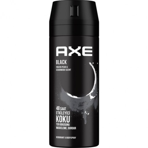 Axe Erkek Deodorant & Bodyspray Black 48 Saat Etkileyici Koku 150 Ml X3