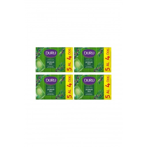 Duru Duş Sabun Zeytin Yağı Özü 5x150 Gr X 4 Adet Duru Duş Sabun Zeytin Yağı Özü 5x150 Gr X 4 Adet