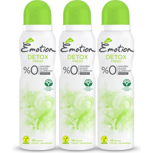 Emotion Detox Fresh Deodorant 3X150ML