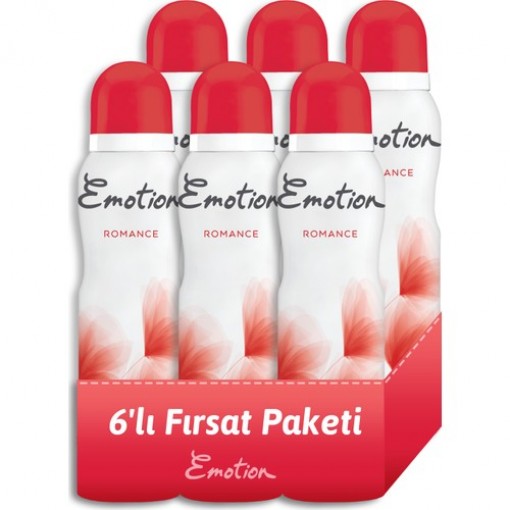 Emotion Romance Kadın Deodorant 6x150ml