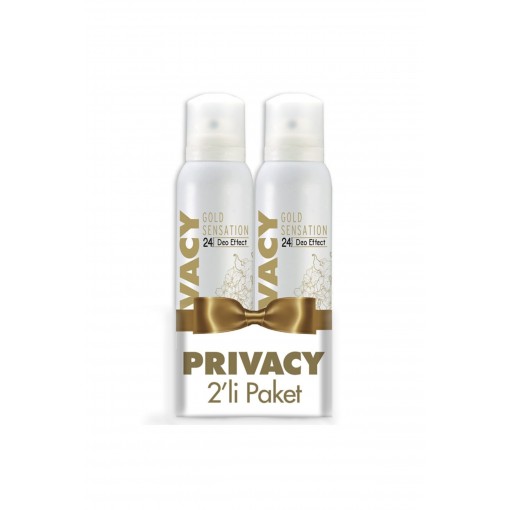 Privacy Gold Women Deodorant 2x150ml