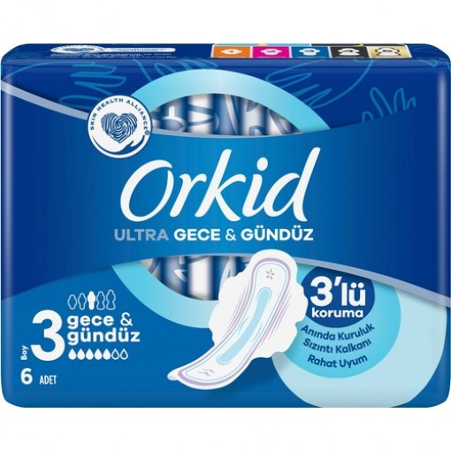 ORKİD ULTRA EXTRA TEKLİ GECE & GÜNDÜZ 6LI